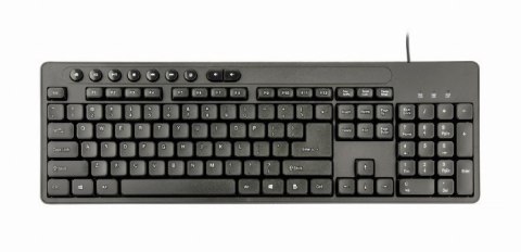 Gembird Multimedia desktop set KBS-UM-04 USB Keyboard, Wired, Mouse included, US, Black Gembird Multimedia desktop set KBS-UM-04 USB Keyboard, Wired, Mouse included, US, Black
