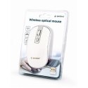 Gembird Wireless Optical mouse MUSW-4B-05 USB, White Gembird Wireless Optical mouse MUSW-4B-05 USB, White