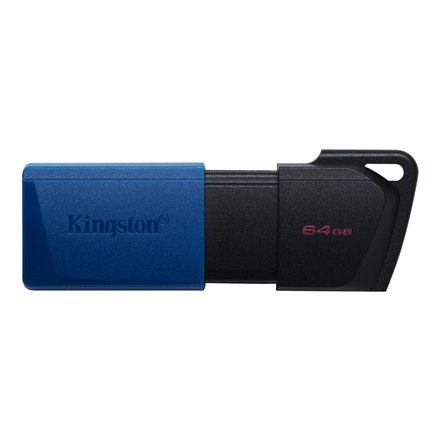 Kingston USB 3.2 Flash Drive DataTraveler Exodia M 64 GB, USB 3.2, Black/Blue Kingston USB 3.2 Flash Drive DataTraveler Exodia M 64 GB, USB 3.2, Black/Blue