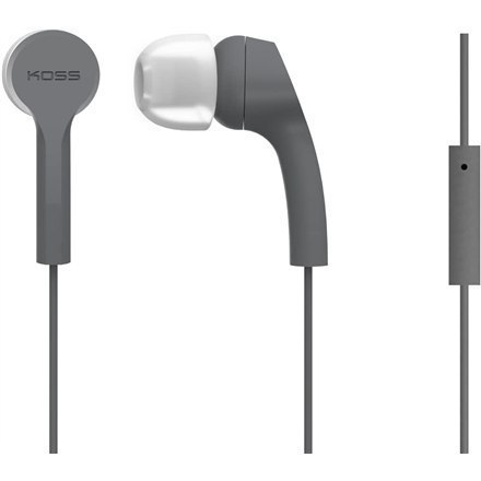 Koss Headphones KEB9iGRY Wired, In-ear, Microphone, Gray Koss Headphones KEB9iGRY Wired, In-ear, Microphone, Gray