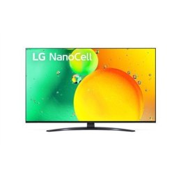 LG 43NANO763QA 43" (109 cm), Smart TV, WebOS, 4K HDR NanoCell, 3840 × 2160, Wi-Fi, DVB-T/T2/C/S/S2