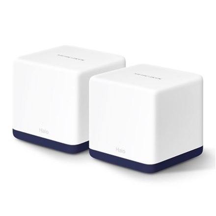 Mercusys AC1900 Whole Home Mesh Wi-Fi System Halo H50G (2-Pack) 802.11ac, 600+1300 Mbit/s, Ethernet LAN (RJ-45) ports 3, Mesh Su Mercusys AC1900 Whole Home Mesh Wi-Fi System Halo H50G (2-Pack) 802.11ac, 600+1300 Mbit/s, Ethernet LAN (RJ-45) ports 3, Mesh Su