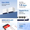 Mercusys AC1900 Whole Home Mesh Wi-Fi System Halo H50G (2-Pack) 802.11ac, 600+1300 Mbit/s, Ethernet LAN (RJ-45) ports 3, Mesh Su Mercusys AC1900 Whole Home Mesh Wi-Fi System Halo H50G (2-Pack) 802.11ac, 600+1300 Mbit/s, Ethernet LAN (RJ-45) ports 3, Mesh Su