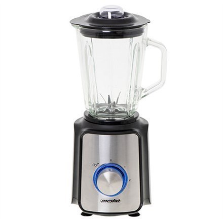 Mesko Blender MS 4080 Table, 600 W, Jar material Glass, Jar capacity 1.5 L, Ice crushing, Black/Silver Mesko Blender MS 4080 Table, 600 W, Jar material Glass, Jar capacity 1.5 L, Ice crushing, Black/Silver