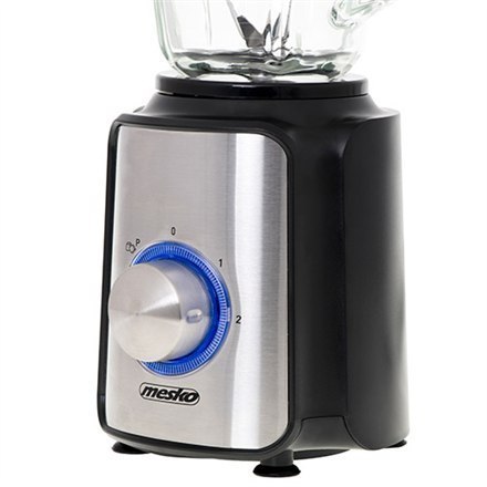 Mesko Blender MS 4080 Table, 600 W, Jar material Glass, Jar capacity 1.5 L, Ice crushing, Black/Silver Mesko Blender MS 4080 Table, 600 W, Jar material Glass, Jar capacity 1.5 L, Ice crushing, Black/Silver