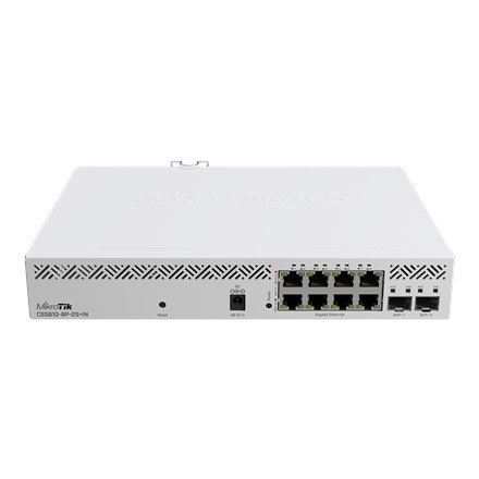 MikroTik Cloud Router Switch CSS610-8P-2S+IN No Wi-Fi, Router Switch, Rack Mountable, 10/100/1000 Mbit/s, Ethernet LAN (RJ-45) MikroTik Cloud Router Switch CSS610-8P-2S+IN No Wi-Fi, Router Switch, Rack Mountable, 10/100/1000 Mbit/s, Ethernet LAN (RJ-45)