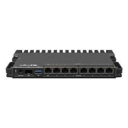MikroTik RouterBOARD RB5009UPr+S+IN No Wi-Fi, Router Switch, Rack Mountable, 10/100/1000 Mbit/s, Ethernet LAN (RJ-45) ports 7, M MikroTik RouterBOARD RB5009UPr+S+IN No Wi-Fi, Router Switch, Rack Mountable, 10/100/1000 Mbit/s, Ethernet LAN (RJ-45) ports 7, M