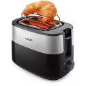 Philips Toaster HD2516/90 Daily Collection Power 830 W, Number of slots 2, Housing material Plastic, Black Philips Toaster HD2516/90 Daily Collection Power 830 W, Number of slots 2, Housing material Plastic, Black