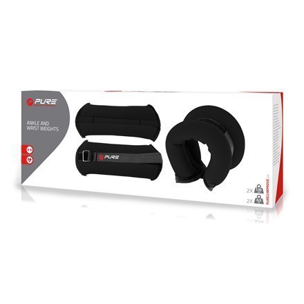 Pure2Improve Ankle and Wrist Weights, 2x0,5 kg Black Pure2Improve Ankle and Wrist Weights, 2x0,5 kg Black
