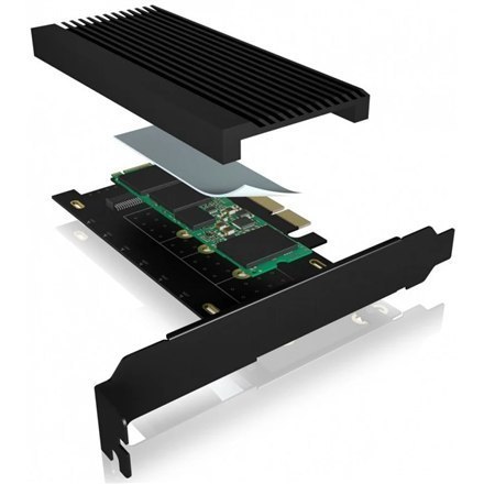 Raidsonic Converter for 1x HDD/SSD for PCIe x4 slot IB-PCI208-HS Black Raidsonic Converter for 1x HDD/SSD for PCIe x4 slot IB-PCI208-HS Black