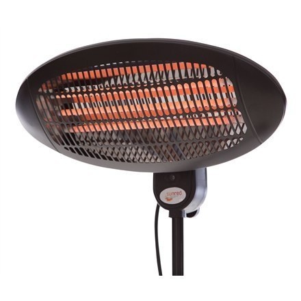 SUNRED Heater SMQ2000A, Elekra Quartz Standing Infrared, 2000 W, Black SUNRED Heater SMQ2000A, Elekra Quartz Standing Infrared, 2000 W, Black