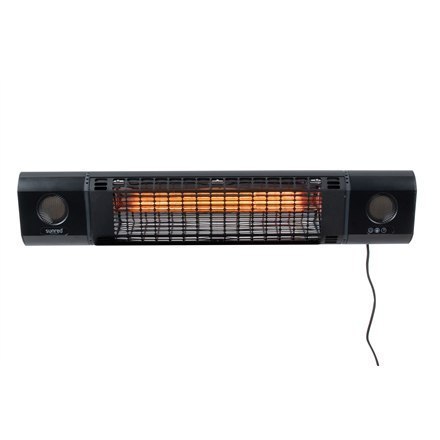 SUNRED Heater SOUND-2000W, Sun and Sound Ultra Wall Infrared, 2000 W, Black SUNRED Heater SOUND-2000W, Sun and Sound Ultra Wall Infrared, 2000 W, Black