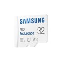 Samsung PRO Endurance MB-MJ32KA/EU 32 GB, MicroSD Memory Card, Flash memory class U1, V10, Class 10, SD adapter Samsung PRO Endurance MB-MJ32KA/EU 32 GB, MicroSD Memory Card, Flash memory class U1, V10, Class 10, SD adapter