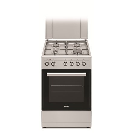 Simfer Cooker 5405SERGG Hob type Gas, Oven type Electric, Inox, Width 50 cm, Electronic ignition, 43 L, Depth 60 cm Simfer Cooker 5405SERGG Hob type Gas, Oven type Electric, Inox, Width 50 cm, Electronic ignition, 43 L, Depth 60 cm