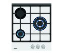 Simfer Hob H4.305.HGSBB Gas on glass, Number of burners/cooking zones 3, Rotary painted inox knobs, White Simfer Hob H4.305.HGSBB Gas on glass, Number of burners/cooking zones 3, Rotary painted inox knobs, White