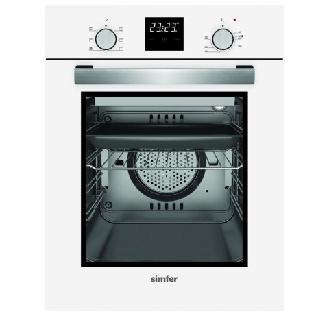 Piekarnik Simfer Oven 4207BERBB 47 L, White, Easy to clean, Pop-up knobs, Width 45 cm, Built in Piekarnik Simfer Oven 4207BERBB 47 L, White, Easy to clean, Pop-up knobs, Width 45 cm, Built in