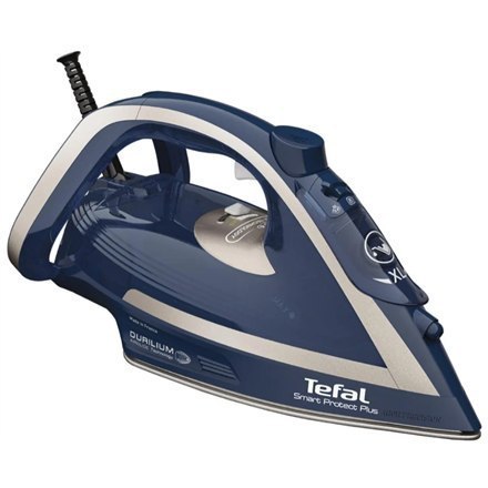 TEFAL FV6872E0 Steam Iron, 2800 W, Water tank capacity 270 ml, Continuous steam 40 g/min, Blue/Silver TEFAL FV6872E0 Steam Iron, 2800 W, Water tank capacity 270 ml, Continuous steam 40 g/min, Blue/Silver