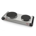 Tristar Free standing table hob KP-6248 Number of burners/cooking zones 2, Stainless Steel/Black, Electric Tristar Free standing table hob KP-6248 Number of burners/cooking zones 2, Stainless Steel/Black, Electric