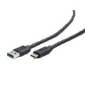Cablexpert USB 3.0 AM to Type-C cable (AM/CM) CCP-USB3-AMCM-1M Black, 1 m, 600 Mbit/s Cablexpert USB 3.0 AM to Type-C cable (AM/CM) CCP-USB3-AMCM-1M Black, 1 m, 600 Mbit/s