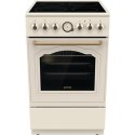 Gorenje Cooker GECS5B70CLI Hob type Vitroceramic, Oven type Electric, Beige, Width 50 cm, 70 L, Depth 59.4 cm Gorenje Cooker GECS5B70CLI Hob type Vitroceramic, Oven type Electric, Beige, Width 50 cm, 70 L, Depth 59.4 cm