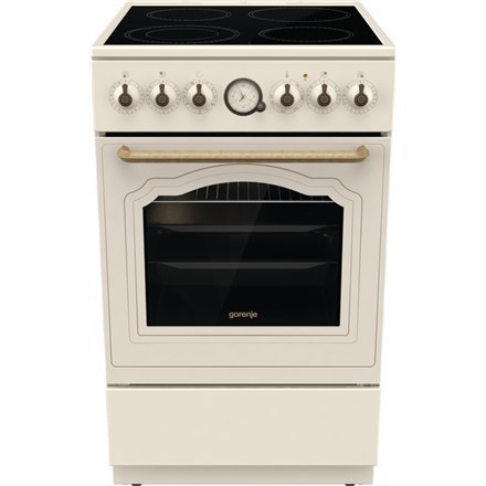 Gorenje Cooker GECS5B70CLI Hob type Vitroceramic, Oven type Electric, Beige, Width 50 cm, 70 L, Depth 59.4 cm Gorenje Cooker GECS5B70CLI Hob type Vitroceramic, Oven type Electric, Beige, Width 50 cm, 70 L, Depth 59.4 cm