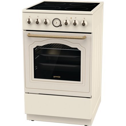 Gorenje Cooker GECS5B70CLI Hob type Vitroceramic, Oven type Electric, Beige, Width 50 cm, 70 L, Depth 59.4 cm Gorenje Cooker GECS5B70CLI Hob type Vitroceramic, Oven type Electric, Beige, Width 50 cm, 70 L, Depth 59.4 cm
