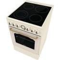 Gorenje Cooker GECS5B70CLI Hob type Vitroceramic, Oven type Electric, Beige, Width 50 cm, 70 L, Depth 59.4 cm Gorenje Cooker GECS5B70CLI Hob type Vitroceramic, Oven type Electric, Beige, Width 50 cm, 70 L, Depth 59.4 cm
