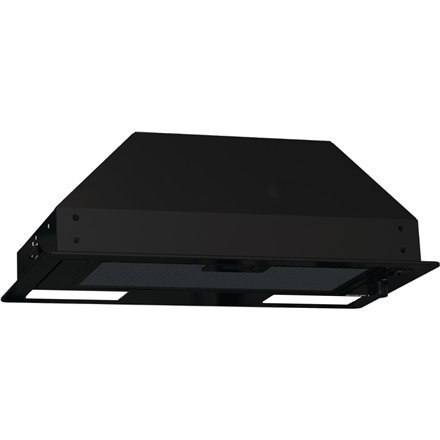 Gorenje Hood BHI681EB Telescopic, Energy efficiency class D, Width 58 cm, 370 m³/h, Mechanical control, LED, Black Gorenje Hood BHI681EB Telescopic, Energy efficiency class D, Width 58 cm, 370 m³/h, Mechanical control, LED, Black