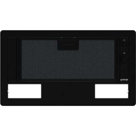 Gorenje Hood BHI681EB Telescopic, Energy efficiency class D, Width 58 cm, 370 m³/h, Mechanical control, LED, Black Gorenje Hood BHI681EB Telescopic, Energy efficiency class D, Width 58 cm, 370 m³/h, Mechanical control, LED, Black
