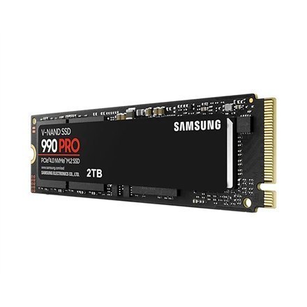 Samsung 990 PRO 2000 GB, SSD form factor M.2 2280, SSD interface PCIe Gen4x4, Write speed 6900 MB/s, Read speed 7450 MB/s Samsung 990 PRO 2000 GB, SSD form factor M.2 2280, SSD interface PCIe Gen4x4, Write speed 6900 MB/s, Read speed 7450 MB/s