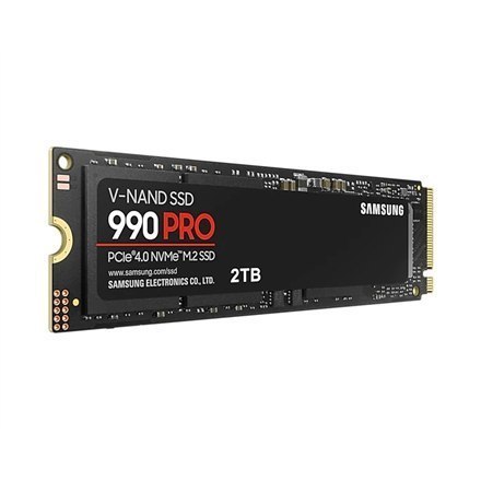 Samsung 990 PRO 2000 GB, SSD form factor M.2 2280, SSD interface PCIe Gen4x4, Write speed 6900 MB/s, Read speed 7450 MB/s Samsung 990 PRO 2000 GB, SSD form factor M.2 2280, SSD interface PCIe Gen4x4, Write speed 6900 MB/s, Read speed 7450 MB/s