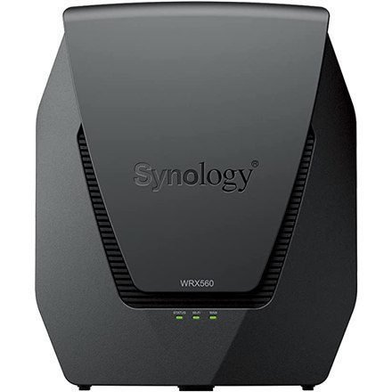 Synology Dual-Band Wi-Fi 6 Router WRX560 802.11ax, 600+2400 Mbit/s, 10/100/1000 Mbit/s, Ethernet LAN (RJ-45) ports 4, MU-MiMO N Synology Dual-Band Wi-Fi 6 Router WRX560 802.11ax, 600+2400 Mbit/s, 10/100/1000 Mbit/s, Ethernet LAN (RJ-45) ports 4, MU-MiMO N