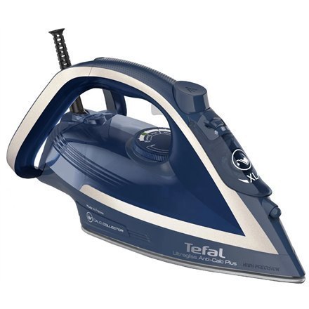TEFAL Steam Iron FV6830E0 2800 W, Water tank capacity 270 ml, Continuous steam 50 g/min, Silver/Blue TEFAL Steam Iron FV6830E0 2800 W, Water tank capacity 270 ml, Continuous steam 50 g/min, Silver/Blue