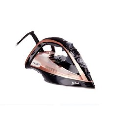 TEFAL Steam Iron FV9845 3200 W, Water tank capacity 350 ml, Continuous steam 60 g/min, Black/Rose Gold