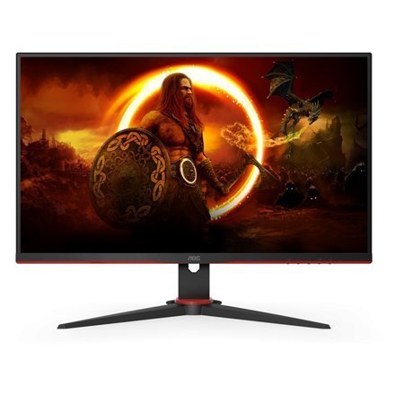 AOC Monitor Q27G2E/BK 27 ", VA, QHD, 2560 x 1440, 16:9, 1 ms, 250 cd/m², Black/Red, 155 Hz, HDMI ports quantity 2 AOC Monitor Q27G2E/BK 27 ", VA, QHD, 2560 x 1440, 16:9, 1 ms, 250 cd/m², Black/Red, 155 Hz, HDMI ports quantity 2