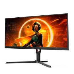 AOC Monitor 	U34G3XM/EU 34 ", VA, UWQHD, 3440 x 1440, 21:9, 1 ms, 300 cd/m², Black/Red, 144 Hz, HDMI ports quantity 2