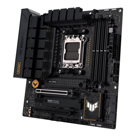 Asus TUF GAMING B650M-PLUS Processor family AMD, Processor socket AM5, DDR5 DIMM, Memory slots 4, Supported hard disk drive int Asus TUF GAMING B650M-PLUS Processor family AMD, Processor socket AM5, DDR5 DIMM, Memory slots 4, Supported hard disk drive int