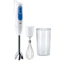 Braun Hand Blender MQ 3005 Immersion Hand Blender, 700 W, Number of speeds 2, White/Blue Braun Hand Blender MQ 3005 Immersion Hand Blender, 700 W, Number of speeds 2, White/Blue