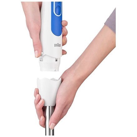 Braun Hand Blender MQ 3005 Immersion Hand Blender, 700 W, Number of speeds 2, White/Blue Braun Hand Blender MQ 3005 Immersion Hand Blender, 700 W, Number of speeds 2, White/Blue