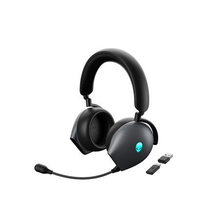 Dell Headset Alienware Tri-Mode AW920H Over-Ear, Microphone, 3.5 mm jack, Noice canceling, Wireless, Dark Side of the Moon Dell Headset Alienware Tri-Mode AW920H Over-Ear, Microphone, 3.5 mm jack, Noice canceling, Wireless, Dark Side of the Moon