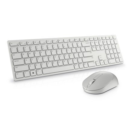 Dell Keyboard and Mouse KM5221W Pro Wireless, US, 2.4 GHz, White Dell Keyboard and Mouse KM5221W Pro Wireless, US, 2.4 GHz, White