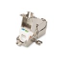 Digitus DN-93909 Field Termination Coupler CAT 6A, 500 MHz for AWG 22-26, fully shielded, keyst. design, 26x35x80 Digitus DN-93909 Field Termination Coupler CAT 6A, 500 MHz for AWG 22-26, fully shielded, keyst. design, 26x35x80