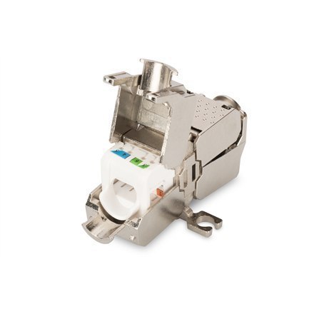 Digitus DN-93909 Field Termination Coupler CAT 6A, 500 MHz for AWG 22-26, fully shielded, keyst. design, 26x35x80 Digitus DN-93909 Field Termination Coupler CAT 6A, 500 MHz for AWG 22-26, fully shielded, keyst. design, 26x35x80