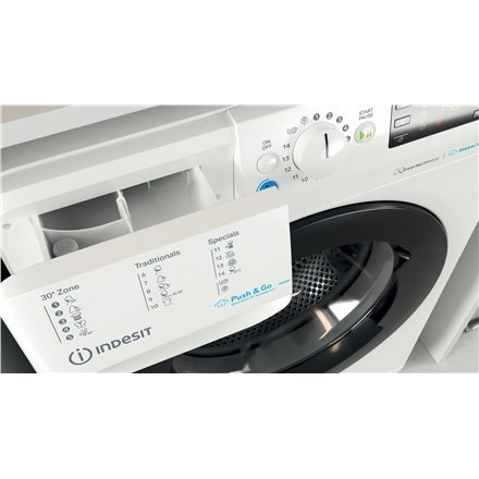 INDESIT Washing machine BWSE 71295X WBV EU Energy efficiency class B, Front loading, Washing capacity 7 kg, 1200 RPM, Depth 43. INDESIT Washing machine BWSE 71295X WBV EU Energy efficiency class B, Front loading, Washing capacity 7 kg, 1200 RPM, Depth 43.