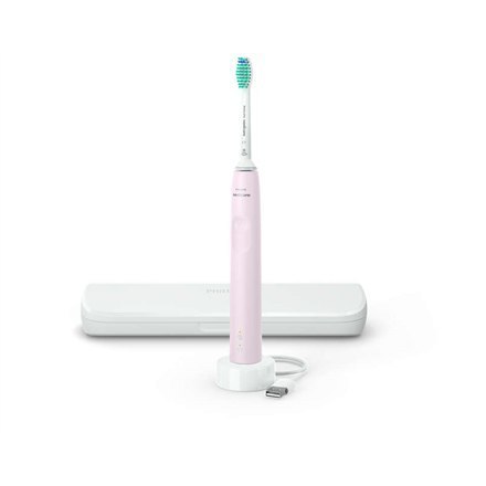 Philips Electric Toothbrush HX3673/11 Sonicare 3100 Sonic Rechargeable, For adults, Number of brush heads included 1, Pink, Numb Philips Electric Toothbrush HX3673/11 Sonicare 3100 Sonic Rechargeable, For adults, Number of brush heads included 1, Pink, Numb