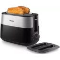 Philips Toaster HD2517/90 Daily Collection Power 830 W, Number of slots 2, Housing material Plastic, Black/Stainless Steel Philips Toaster HD2517/90 Daily Collection Power 830 W, Number of slots 2, Housing material Plastic, Black/Stainless Steel