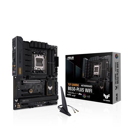 Asus TUF GAMING B650-PLUS WIFI Processor family AMD, Processor socket AM5, DDR5 DIMM, Memory slots 4, Supported hard disk drive Asus TUF GAMING B650-PLUS WIFI Processor family AMD, Processor socket AM5, DDR5 DIMM, Memory slots 4, Supported hard disk drive