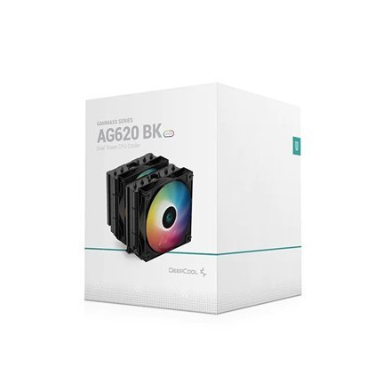 Deepcool CPU Cooler AG620 BK ARGB Black, Intel, AMD Deepcool CPU Cooler AG620 BK ARGB Black, Intel, AMD
