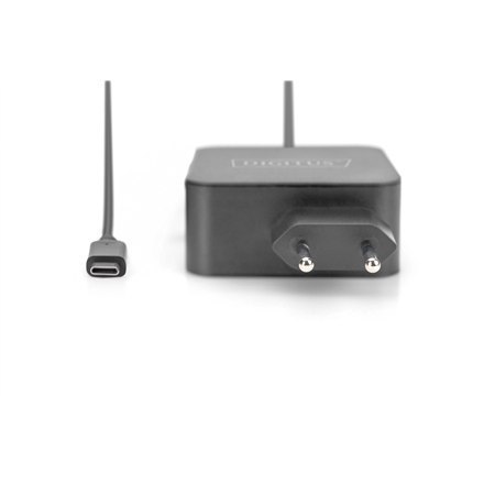 Digitus Notebook Charger USB-C Power supply 65W PD3.0 DA-10071 1.2 m, Black Digitus Notebook Charger USB-C Power supply 65W PD3.0 DA-10071 1.2 m, Black