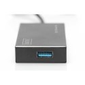 Digitus USB 3.0 Hub, 4-port Incl. 5V/2A power supply DA-70240-1 Digitus USB 3.0 Hub, 4-port Incl. 5V/2A power supply DA-70240-1